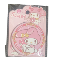 Qianai x My Melody Mini Compact Mirror - Snap Open &amp; Close - Portable Purse - £2.36 GBP