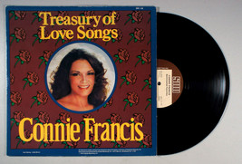 Connie Francis - Treasury of Love Songs (1984) Vinyl LP • Greatest Hits, Best of - £8.47 GBP