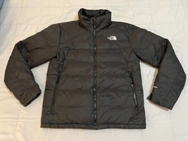 The North Face Coat 550 Goose Down Puffer Jacket Quilted Black Mens Small - $58.04