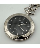 VTG Calibri Pocket Watch Silver Open Face Japan Movt Analog Quartz New B... - $605.68 MXN