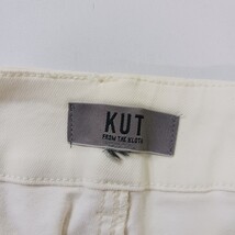 Kut from the Kloth KK24701 Women's White Button Up Casua Denim Skirt Waist 27" image 3