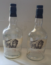 Lot of 2 Buffalo Trace EMPTY Bourbon Bottles 1750ml Decorative Nevermore... - $21.99