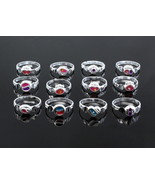 12pc assorted Indian sterling silver rings challa  - marriage gift for g... - $49.88