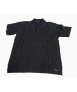 Ermenegildo Zegna Polo Mens XL Black Casual Italy Made Designer - $64.89 CAD