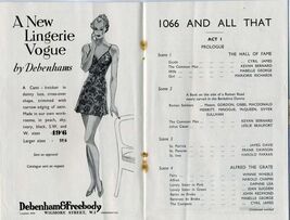 1066 and All That Program Cambridge Theatre London England 1937 - $24.82