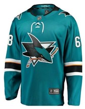 Fanatics NHL San Jose Sharks Melker Karlsson C Breakaway Jersey Mens Medium Blue - £75.42 GBP