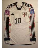 Takumi Minamino Japan 2022 World Cup Match Slim Away Long Sleeve Soccer ... - $90.00