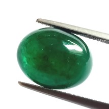 Emerald Cabochon , Emerald Cabochon 11 Ct+ , Emeralds , Oval Cabochon , 11.61 Ca - £999.19 GBP