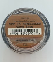 New bareMinerals Original Foundation SPF 15 Sunscreen Warm Deep 2g / 0.06oz - £7.04 GBP