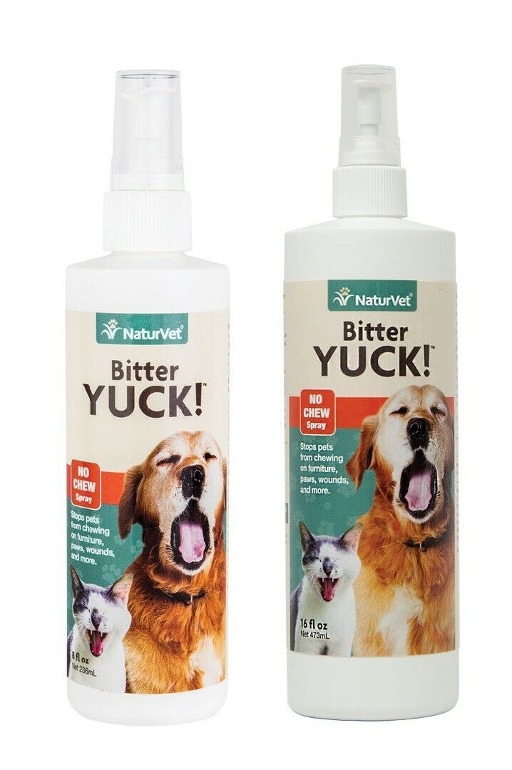 Bitter Yuck Pet Chewing Deterrent Spray Behavior Training Puppy Dog 8oz or 16oz  - $25.63