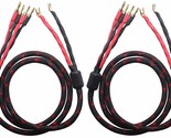 4 Banana Plugs And 2 Spade Plugs Make Up The Kk Cable K2Y-4B Bi-Wire Spe... - $122.99