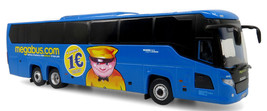 New! Mega Bus France Scania Touring HD Coach Bus 1/87 Scale Iconic Replicas - £39.39 GBP