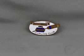 Vintage Curling Pin - Legion 118 Curling Club 1976 - Inlaid Pin - £12.10 GBP