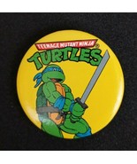 Vintage Teenage Mutant Ninja Turtles Leonardo 1.5&quot; Pinback Button - $3.95