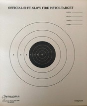 B-2 targets for 50 Foot Slow Fire Pistol distance - (100) paper-black bu... - $468.33 MXN