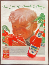 1953 Stokely&#39;s Van Camp&#39;s Vintage Print Ad The Joy Of Good Eating Advertisement - £11.41 GBP