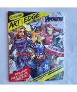 Crayola Art with Edge Marvel Avengers Endgame 28 Coloring Book + 16&quot;x10&quot;... - £5.68 GBP