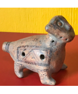 Pre-Columbian Clay Whistle Jaguar~ 300BC- 300AD ~ Costa Rica - $292.48