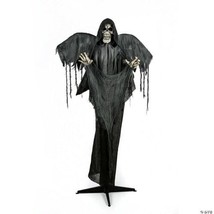 63 in. Animated Halloween Grim Reaper, Sound Activated (ot) - £234.90 GBP