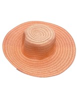 Janie and Jack Sunset Moment Wide Brim Sun Hat Peach 4-5 Yrs 94% Paper 6... - $31.51 CAD