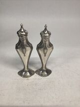 Antique Silver Plated WB Salt &amp; Pepper Shakers - #3113 - Patent March 29... - $19.79