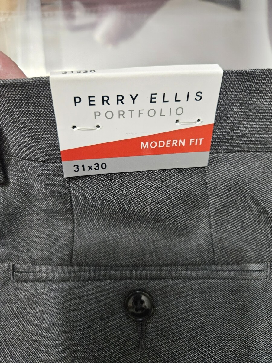 Perry Ellis Portfolio Men's Modern-Fit Stretch Solid Resolution Pants 31... - $24.70 Perry Ellis Portfolio Men's Modern-Fit Stretch Solid Resolution Pants 31... - $24.70