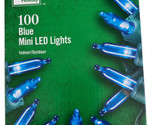  100-Light Blue Mini LED Light Set Home Accents Holiday 28 ft.10&quot; Christ... - £12.37 GBP