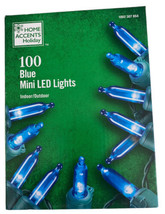  100-Light Blue Mini LED Light Set Home Accents Holiday 28 ft.10&quot; Christ... - $15.83