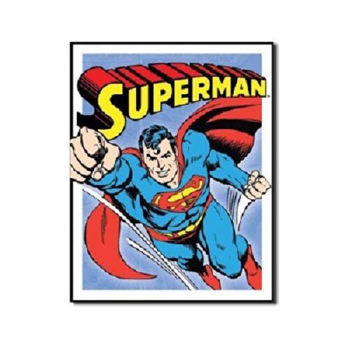 Primary image for Superman Man of Steel Comic Super Hero Panel DC Marvel Retro Metal Tin Sign New