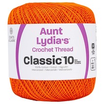 Coats Crochet Classic Crochet Thread, Pumpkin, 1050 Foot - £10.92 GBP