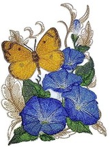 Custom and Unique Blooms and Butterflies [Clouded Yellow Butterfly and Morning G - £14.41 GBP