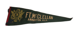 Ft. Mcclellan Anniston ALA Pluribus Unum Vintage 1940’s 20-Inch Pennant - $1,293.23 MXN