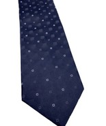 DKNY Silk Tie USA Made Black Tiny Check Pattern Professional Wedding Dat... - £16.13 GBP