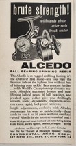 1961 Print Ad Alcedo Fishing Spinning Reels Continental Arms New York,NY - £8.02 GBP