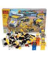 City Builder Interlocking Block Construction Site Play Set 429 Piece - £15.94 GBP