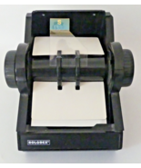 Rolodex 2254D Rolodex Rotary File, Black Vintage w A-Z Dividers and Card... - $39.55