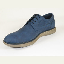 Men's Adolfo Shoes Soft Comfortable Dress Casual Light Weight Lace Up 3240 Navy image 4
