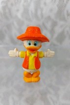 Vintage Disney Donald Duck Miniature Mini PVC Figure Topper Playset Oran... - $3.95