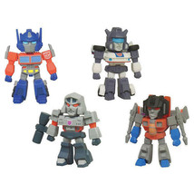 Transformers Bitfig Part 1 Collection Optimus Prime, Megatron, Jazz, Starscream - £31.47 GBP