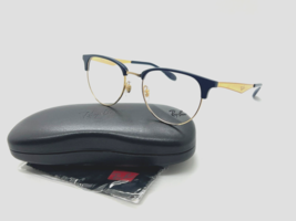 Ray Ban OPTICAL Eyeglasses RB 6396 8100  NAVY BLUE / GOLD 53-19-145MM UN... - £83.39 GBP