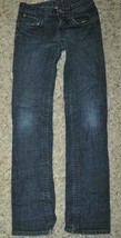 Girls Jeans The Gap Blue Adjustable Waist Denim Skinny Jeans Pants-size 12 - $7.43
