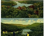 White River Postcard &amp; Bass Lake at Roaring River Ozark Linen Postcards - $11.88