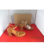 Lucky Brand Ismene Strappy Platform Dress Sandals $119 Size 10 Cognac - ... - $556.59 MXN