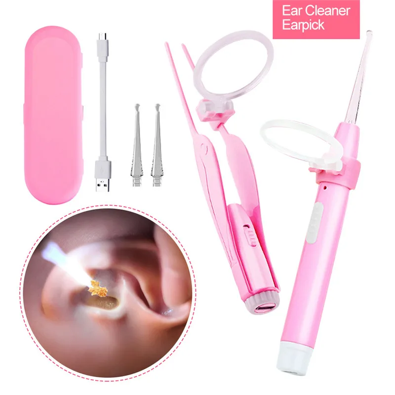 House Home LED FlashLight Earpick Baby Ear Cleaner EndoA Penlight Spoon ... - £19.66 GBP