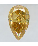Pear Shape Diamond Real Fancy Brown Color Loose 0.52 Carat SI2 IGI Certi... - £380.28 GBP