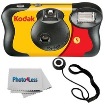 Kodak Fun Saver Single Use Camera / 27 Exp Roll + Hand Strap + Cloth - £32.72 GBP