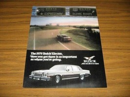 1979 Print Ad The &#39;79 Buick Electra 4-Door I-75 Freeway - £8.25 GBP