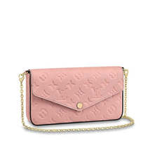 Louis Vuitton Pochette Felicie Rose Poodle Shoulder Bag Pink - £2,397.26 GBP