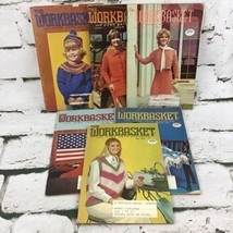 Vintage 1970’s The Workbasket And Home Arts Magazine Collectible Lot Of 6  - £11.67 GBP