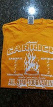 Carrick Baseball Delta Pro Weight M M M Orange T. Shirt - £0.77 GBP